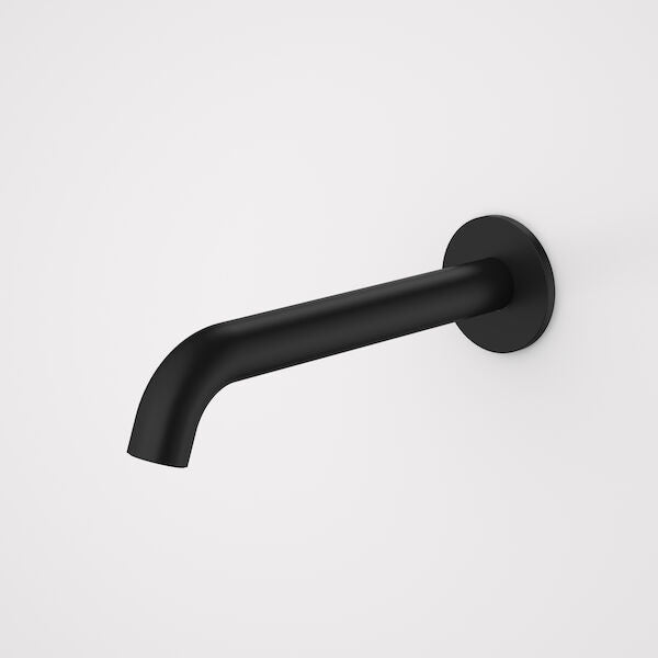 Caroma Liano II 210mm Basin / Bath Outlet - Round - Matte Black - Lead Free