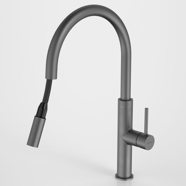 Caroma Liano II Pull Out Sink Mixer - Gun Metal