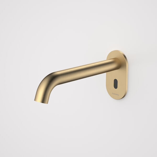 Caroma Liano II Sensor 210 Wall Outlet Sales Kit - Brushed Brass - Lead Free
