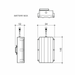 Caroma Liano II – Sensor Hob Mounted Soap Dispenser – Brushed Nickel