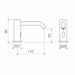 Caroma Liano II – Sensor Hob Mounted Soap Dispenser – Brushed Nickel