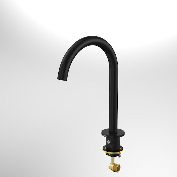 Caroma Liano II Hob Swivel Outlet 160mm - Matte Black