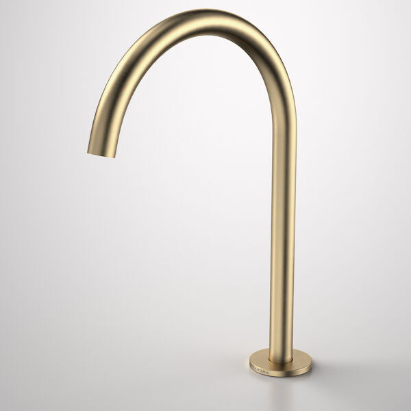 Caroma Liano II Hob Swivel Outlet 200mm - Brushed Brass