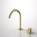 Caroma Liano II Hob Basin Mixer Set 160mm - Brushed Brass