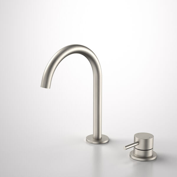 Caroma Liano II Hob Basin Mixer Set 160mm - Brushed Nickel