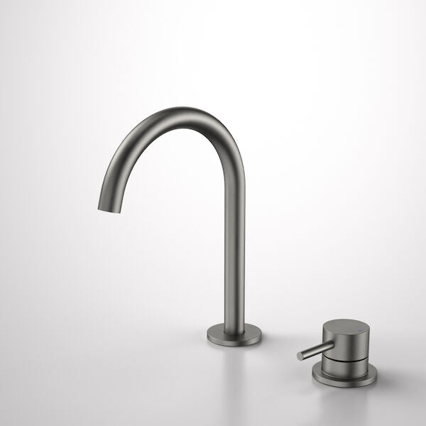 Caroma Liano II Hob Basin Mixer Set 160mm - Gun Metal