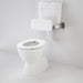 Caroma Care 200 V2 Connector (S Trap) Suite with Backrest and Caravelle Care Single Flap Seat - White