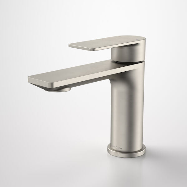 Caroma Urbane II Basin Mixer - Brushed Nickel - Lead Free