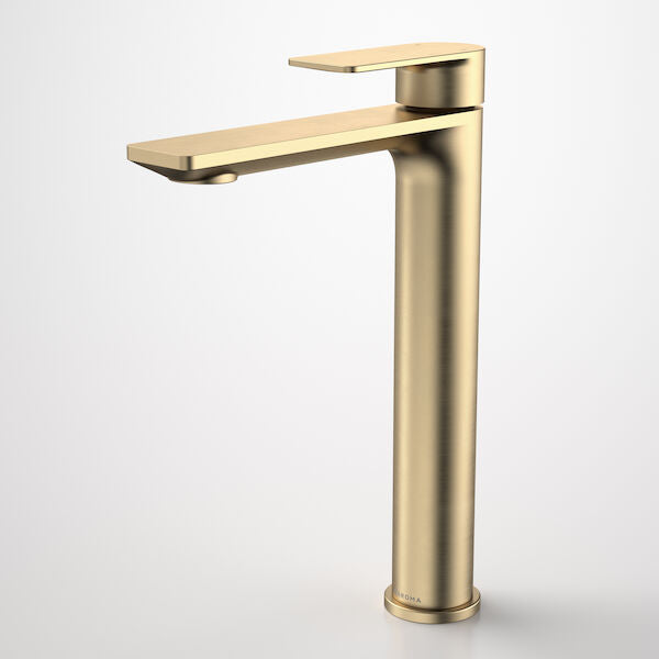 Caroma Urbane II Tower Basin Mixer - Brushed Brass - Lead Free