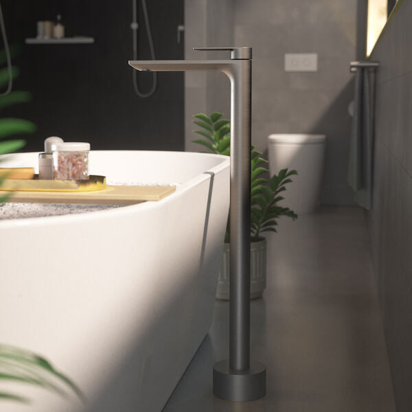Caroma Urbane II Freestanding Bath Filler - Gun Metal