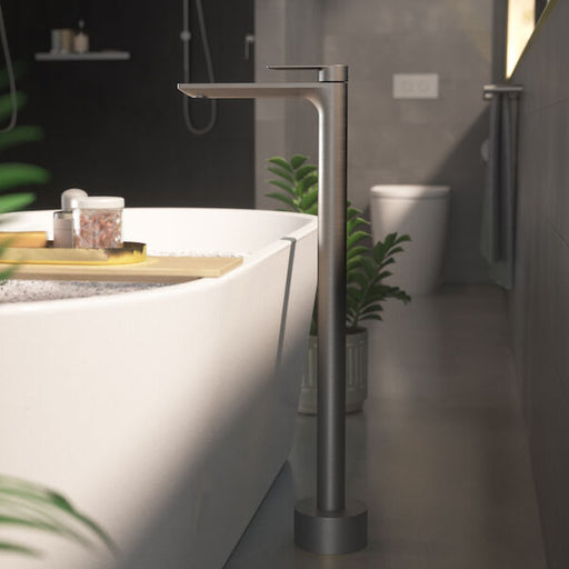 Caroma Urbane II Freestanding Bath Filler - Gun Metal
