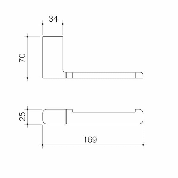 Caroma Luna Toilet Roll Holder Chrome