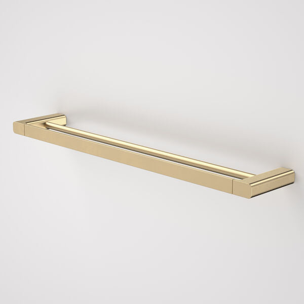 Caroma Luna Double Towel Rail 630mm Brushed Brass