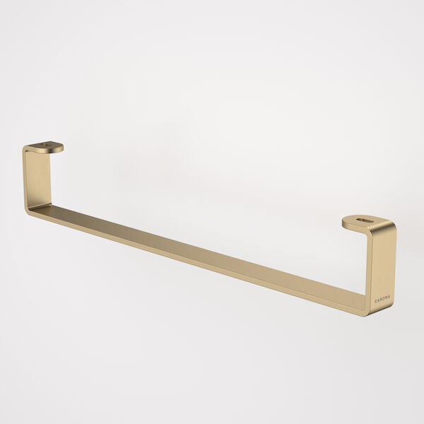 Caroma Urbane II Hand Wall Basin Integrated Rail - Brushed Brass