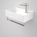 Caroma Urbane II Hand Wall Basin Integrated Rail - Brushed Nickel