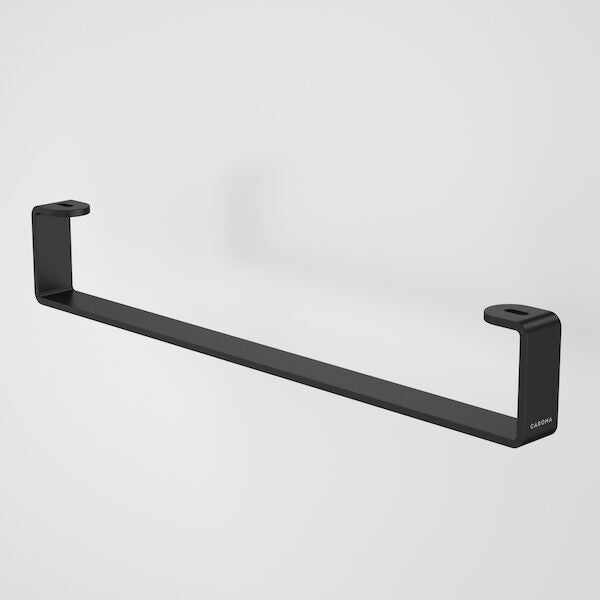 Caroma Urbane II Hand Wall Basin Integrated Rail - Black