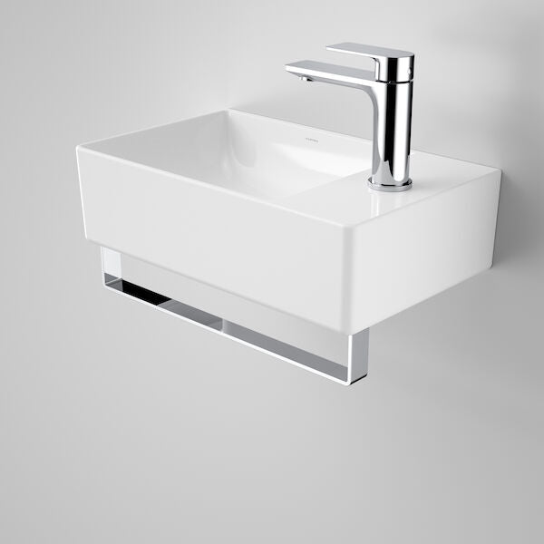 Caroma Urbane II Hand Wall Basin Integrated Rail - Chrome
