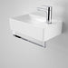 Caroma Urbane II Hand Wall Basin Integrated Rail - Chrome