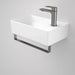 Caroma Urbane II Hand Wall Basin Integrated Rail - Gunmetal