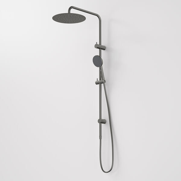 Caroma Urbane II Rail Shower with 300mm Overhead - Gun Metal