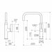 Caroma Urbane II Sink Mixer - Brushed Nickel