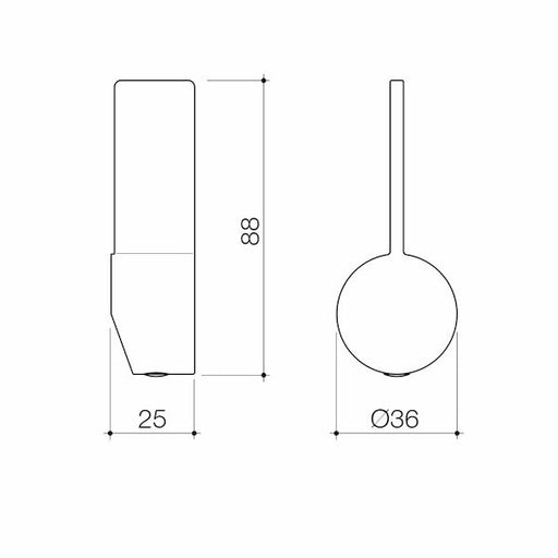 Caroma Urbane II Sink Mixer Handle - Brushed Nickel