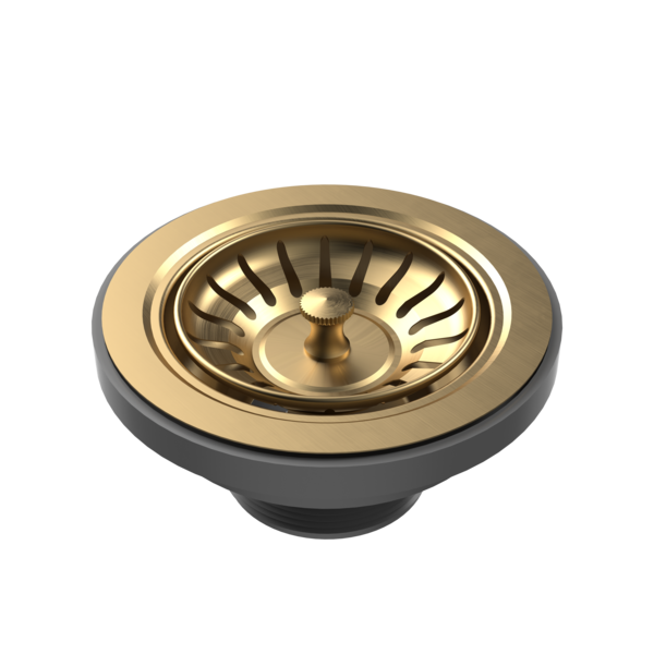 Caroma Urbane II Basket Waste - Brushed Brass