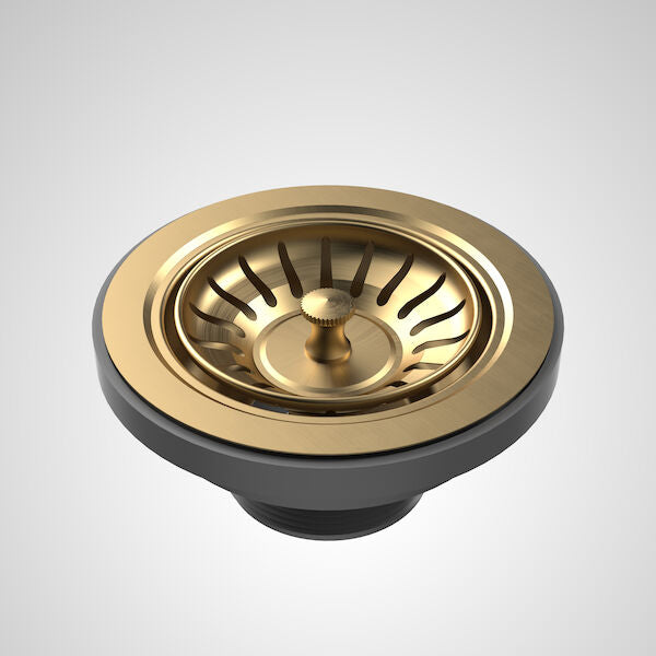 Caroma Urbane II Basket Waste - Brushed Brass