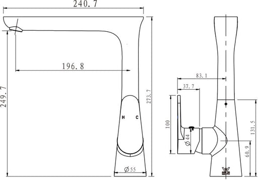 Modern National Ace Kitchen Mixer