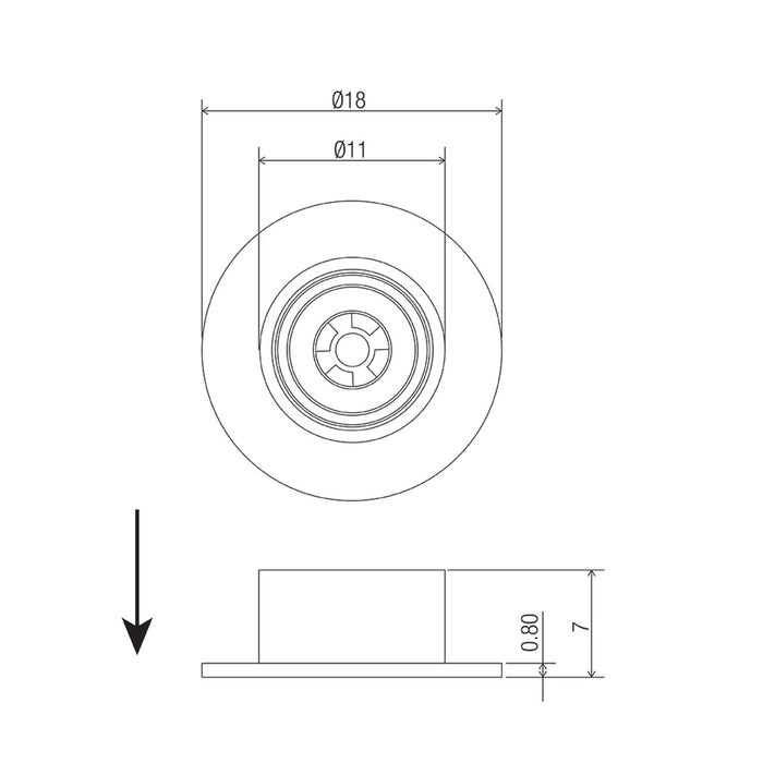 Conserv Flow Control Disc Chrome