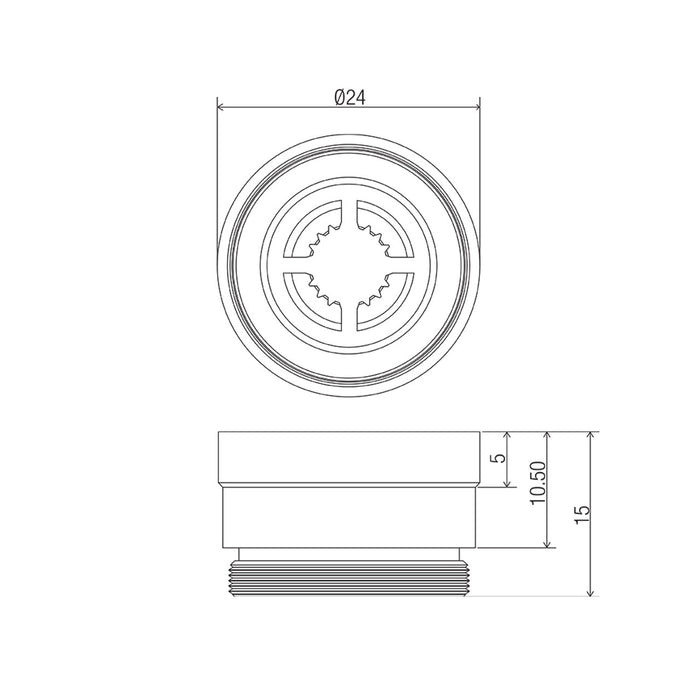 Conserv Aerator Flow Control Adaptor