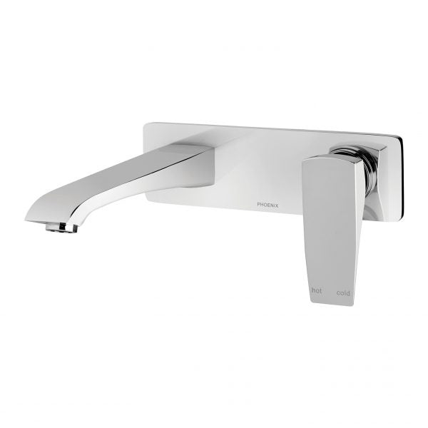 Phoenix Argo Wall Basin Mixer Set 180mm Chrome