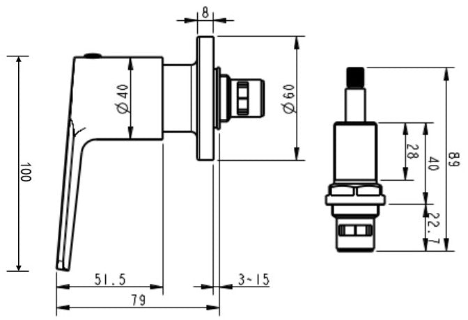 Millennium Akemi Wall Top Assemblies