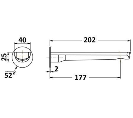 Millennium Akemi Bath Spout
