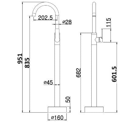 Millennium Akemi Bath Filler