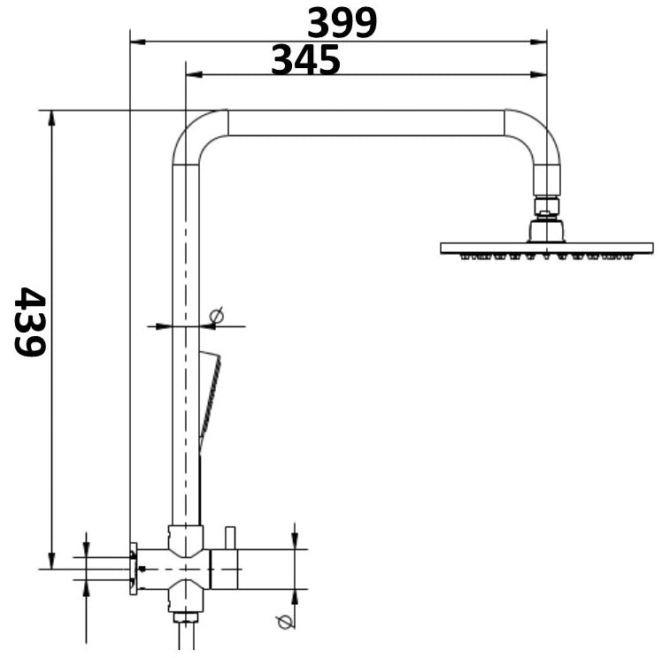 Millennium Akemi Dual Shower