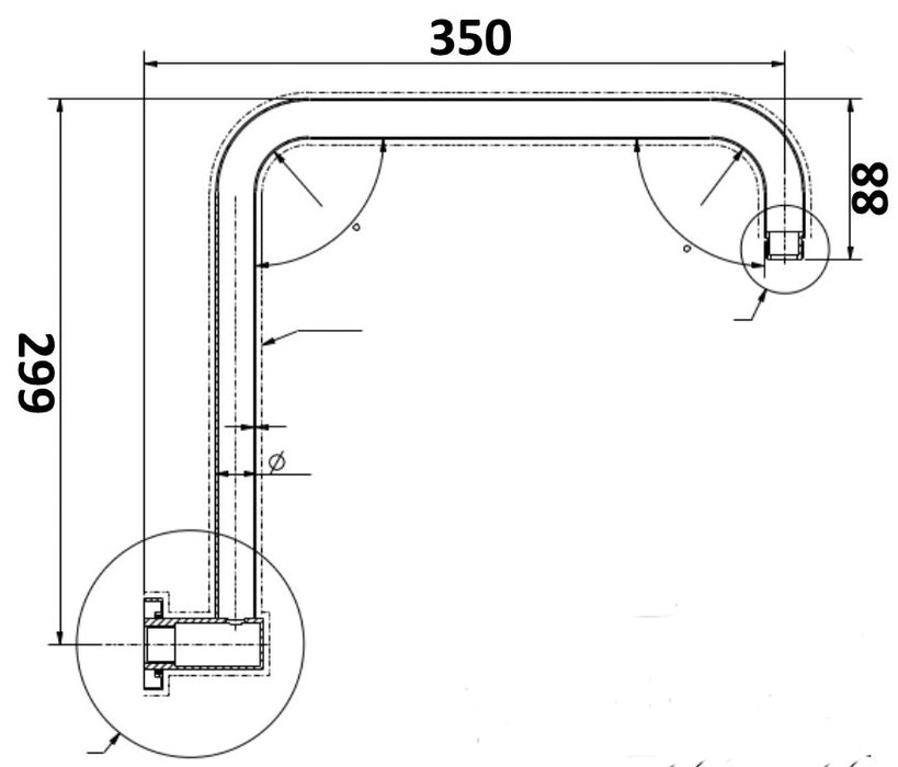 Millennium Akemi Hi Rise Arm