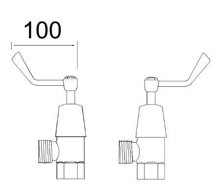 Millennium Waterfall Care Lever Hob Sink Set