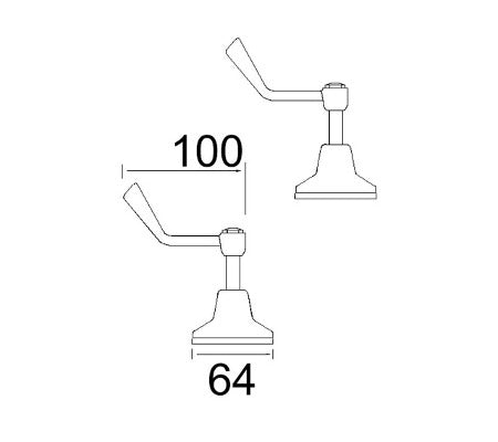 Millennium Tradesman Wall Top Assembly Lever