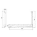 Conserv Anti-Ligature 90° Accessible Grab Rail 960mm x 900mm