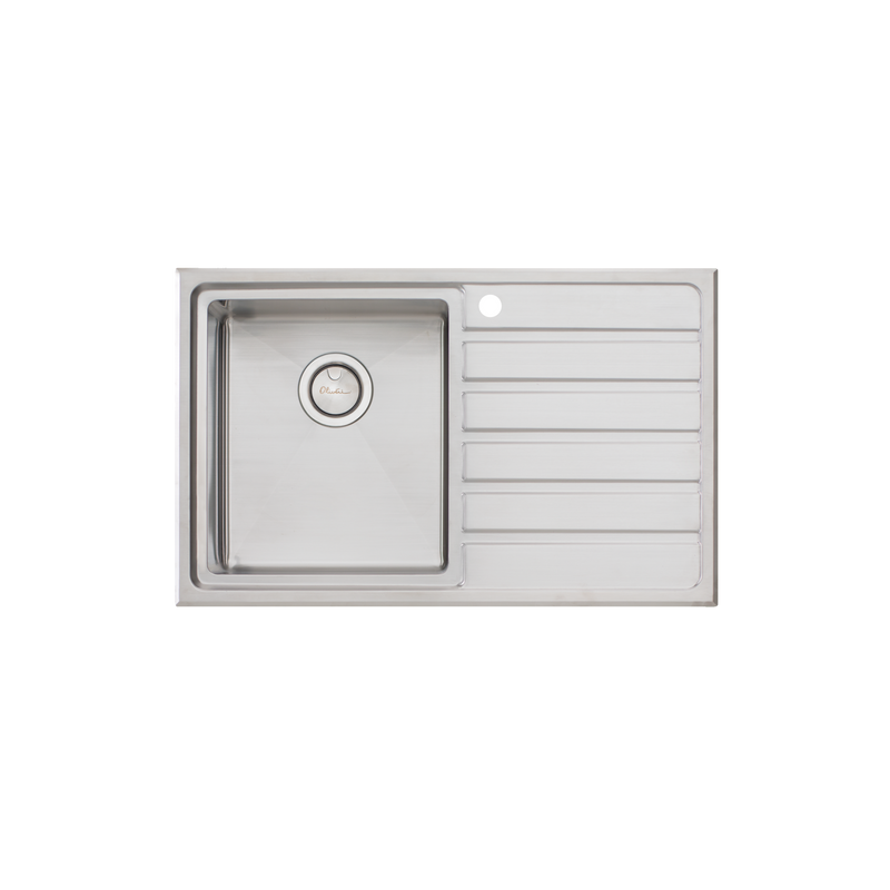 Oliveri Apollo Single Bowl Inset Sink with Drainer