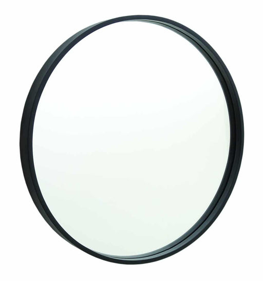 Contractor 600mm Diameter Round Black Frame Mirror