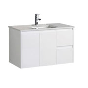 Aulic Alice Wall Hung Finger Pull Cabinet 900mm