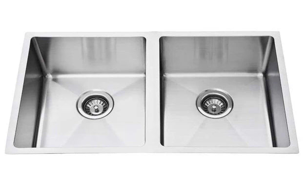 Suprema Square Double Bowl Sink