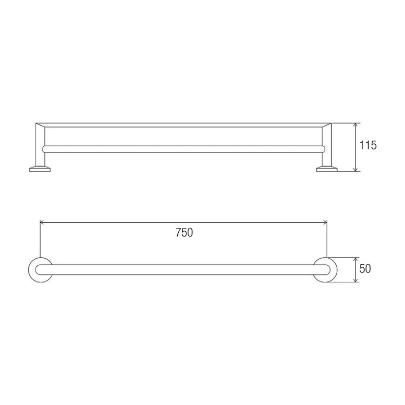 Conserv Modena Towel Rail