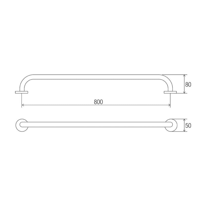 Conserv Comfort Towel Rail Single