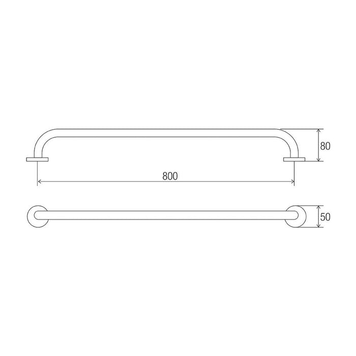 Conserv Comfort Towel Rail Single