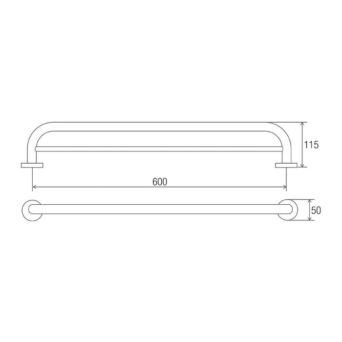 Conserv Comfort Towel Rail Double