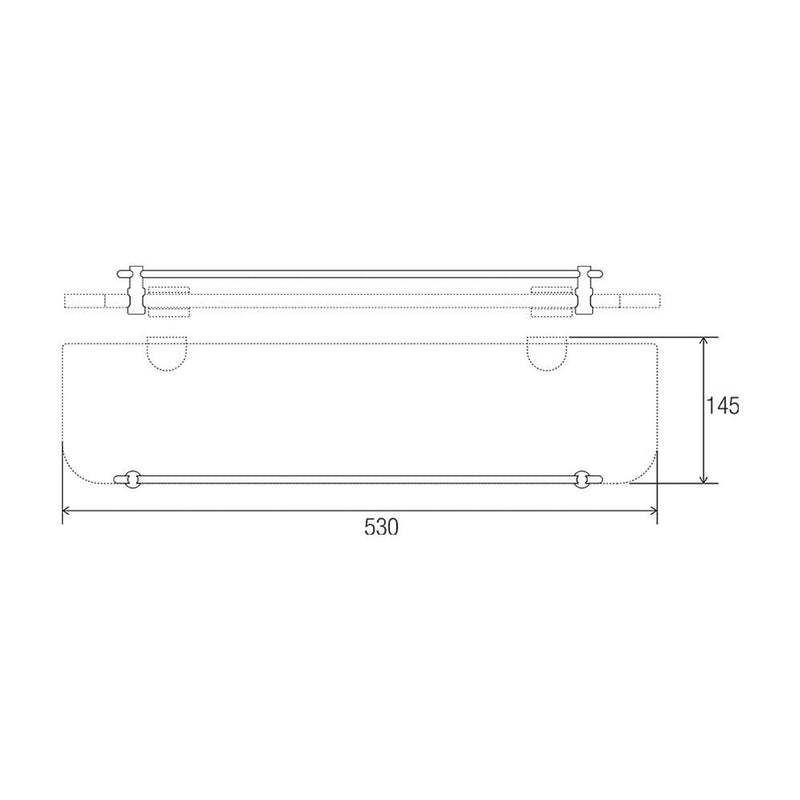 Conserv Glass Shelf Barrier Only
