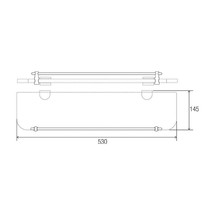 Conserv Glass Shelf Barrier Only